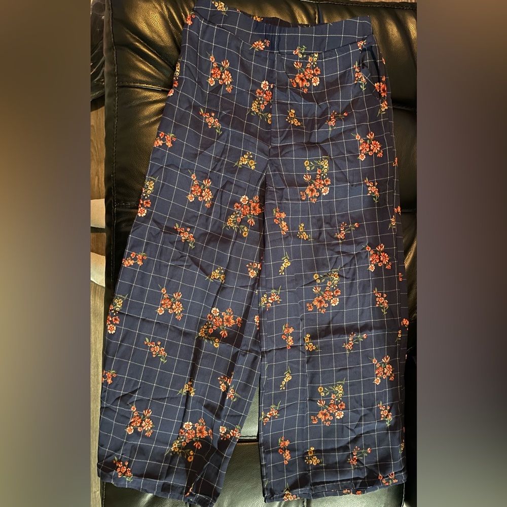 Flare Floral Pants
